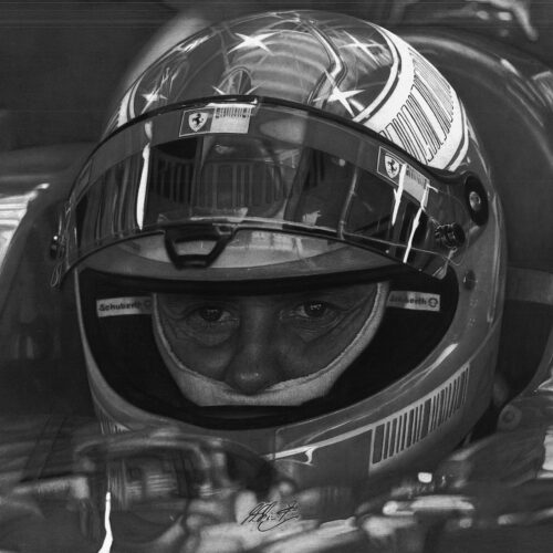 Michael Schumacher original art